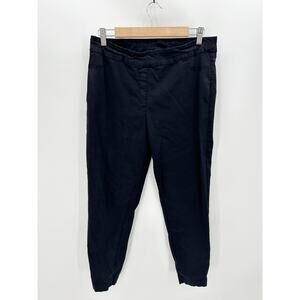 Soft Surroundings Black Rayon Blend Stretch Pull On Pants Women's Size X-Large